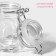 Glass jar for spices with a grocery castle "Cheson", 100 ml, 7 × 8 cm