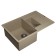 Quartz-quartz-quartz Uperwood Quartz UPD-05, rectangular two-section, color 02 Bezh 1066700