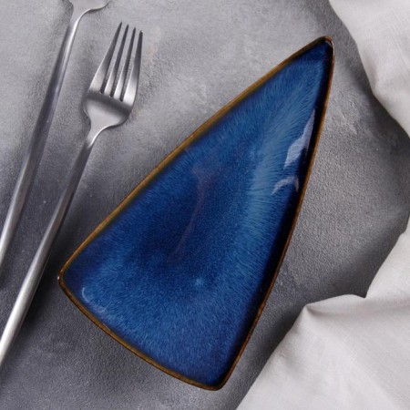 Ceramic serving dish "Lunar Trail", 19.5 × 10.5 cm