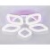 LED ceiling LED with RGB backlight and Ambrella Light, Original, FA3925, 5XLED, 100 W, 7500LUM, 3000-6400K, white color.