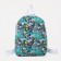 Baby backpack on lightning, turquoise color