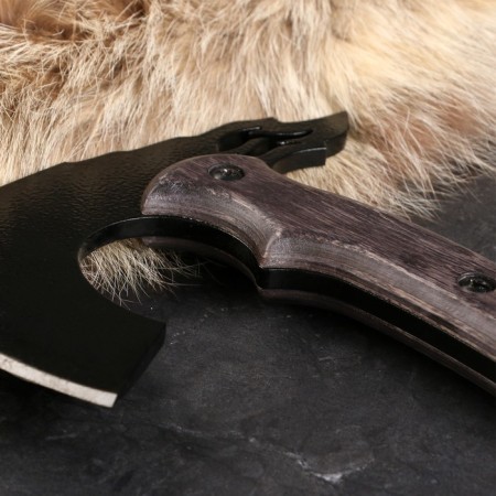 Forged ax "Mole" Article 45, handle - pierced veneer-3