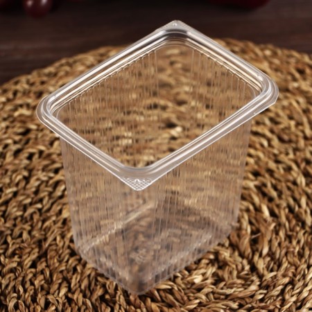 Container plastic disposable "Yuzhuralpak", KR-12, 500 ml, 11.2 × 8.6 × 10.5 cm, the color is transparent-1