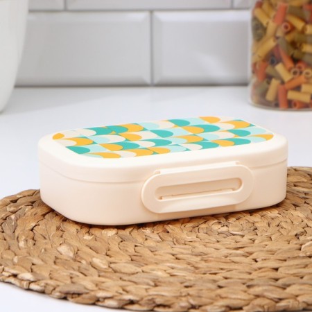 Lunch-Box with the decor "Geometry", 980 ml, 18 × 13 × 5 cm-1
