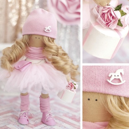 Sewing kit. Interior doll "Annie", 30 cm-3