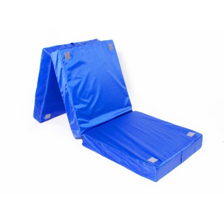 PUF "Mobile mattress", size 67x61x33 cm, water -repellent fabric, cornflower