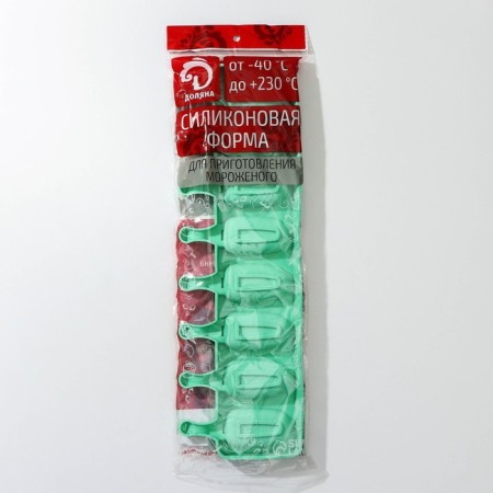 The ice cream uniform "Eskimo", silicone, 42 × 12 cm, 8 cells (6.8 × 3.8 cm), Mix color-9