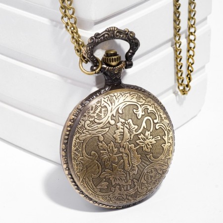 Pocket watches "Wolf", quartz, chain L-40 cm, D-4.5 cm-2