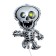 Foil ball 12 "Skeleton"