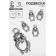 Owl suspension, black silver color