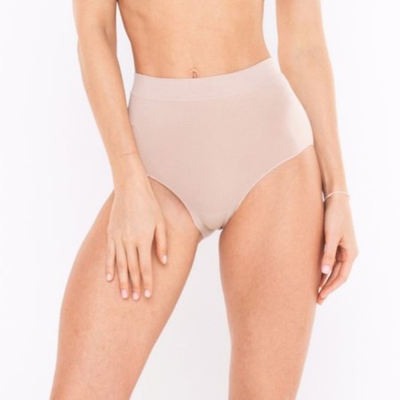 Panties female slips maxi, beige color, size 48-50 (l/xl)