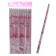 Black pencil with an eraser "Flamingo", firmness of NV