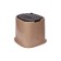 Country toilet, h = 58 cm, without a bottom, with holes for attaching to the floor, beige