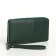 Women's wallet with lightning, green color