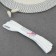 Knitted elastic, 8 mm, 10 ± 0.5 m, white color