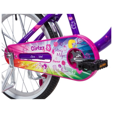 Cycling 20 "Novatrack Little Girlzz, Purple Color-4