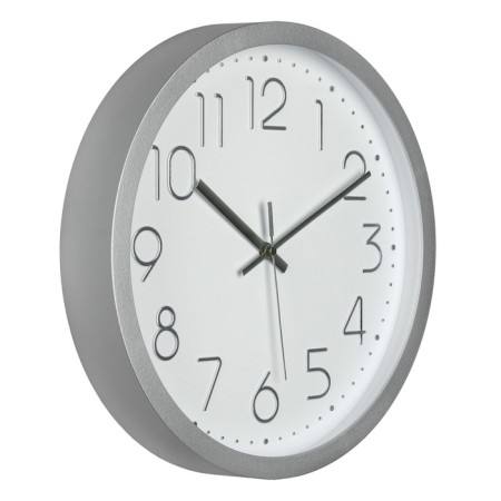 Walls Wall interior, silent, d-30.5 cm, rim wide matte silver-1