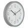 Walls Wall interior, silent, d-30.5 cm, rim wide matte silver