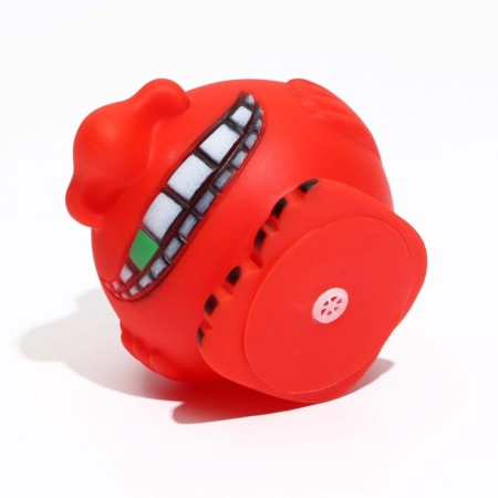 Brying toy "Monster" for dogs, 8.5 x 7 cm, red-4