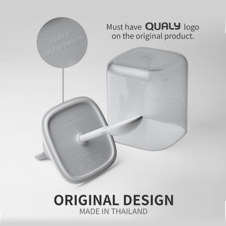 Bank for bulk products Qualy Lucky Mouse Seasoning, with a spoon, 250 ml-5