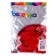 Latex ball 12 ", pastel, set 100 pcs., Red color