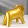 Souvenir Polystone "Golden Elephant" 10.5x6x13.5 cm