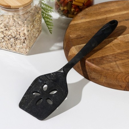 Shovel with slots of the Sirius Dolyan, 30 cm, black color-1