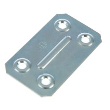 The plate is mounted, galvanized, 40 x 67 x 1.2 mm