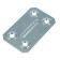 The plate is mounted, galvanized, 40 x 67 x 1.2 mm