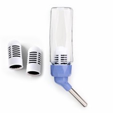 Drill for rodents, 80 ml, fastening-spring, and two interchangeable filters, blue