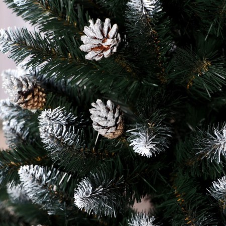 Artificial Christmas tree "Christmas fairy tale" bumps silver 180 cm-1