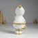 Souvenir Polystone "Baby in a white fur coat with golden fur" mix 7x5x16 cm