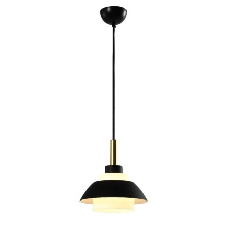 Suspended Gerhort G51255/1BK+AB BK, 1x40W, E27, 145x23x23 cm, Black color
