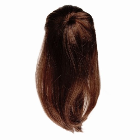Hair for dolls "Kosiki", average size, chestnut color