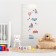 Sticker Plastic Interior Color Rostomer "go, swim, fly" 60x90 cm