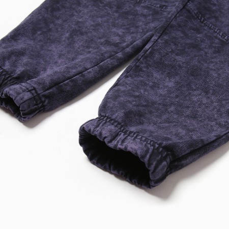 Pants for a boy, dark blue color, height 116 cm-2