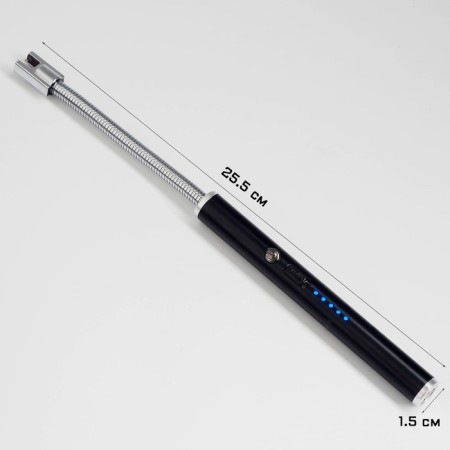 Electronic lighter, arc, with a charge indicator, USB-1