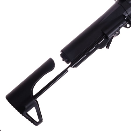 A child’s machine gun with metal elements, shoots gel bullets, battery-11