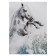 Khlest picture on the subframe "Horse" 50x70 cm