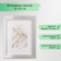 Photo frame plastic "Mira" 13x18 cm silver (plastic screen)