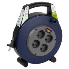 The extension cord of the power era BPX-4-2x1-10M in a closed case without grounding with a 4-circuit circuit breaker 10 m 2x1mm2 10a 10a 10a