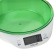 Libra kitchen Galaxy GL 2804, electronic, up to 5 kg, LCD display, white-green