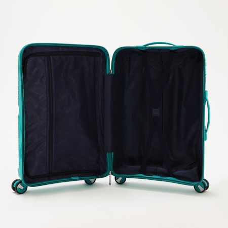 Middle suitcase 24 ", lightning department, code castle, 4 wheels, turquoise color-7