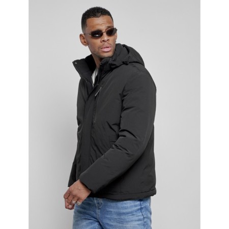 Sports male winter, size 62, black color-7
