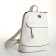City backpack on lightning, white color