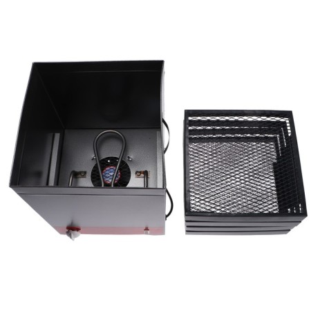 Drywall for vegetables and fruits "Termix", 600 watts, 4 tiers, silver-3