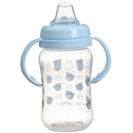 Drill - children's impotance with a soft nose "Son", 270 ml., With pens, blue color-3