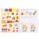 Developing tasks with stickers, 3-4 years