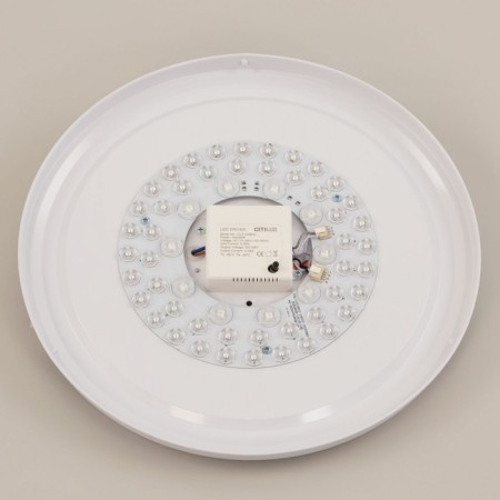 Lamp Citilux "Astron" CL733480G, 37.5x37.5x8 cm, 1x48W, LED, Color White-42