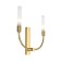 Bra Maytoni Mod423WL-02C, 2xg9, 25W, 35.8x31x8 cm, brass color